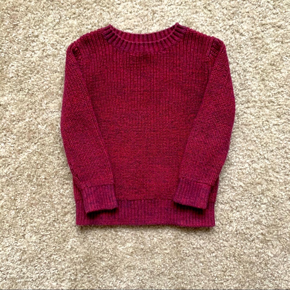 SOLD BabyGap Burgundy Sweater
